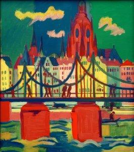 フランクフルト大聖堂 作： Ernst Ludwig Kirchner